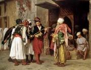 Arab or Arabic people and life. Orientalism oil paintings  304